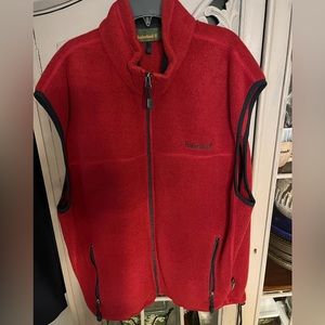 Timberland fleece vest xl